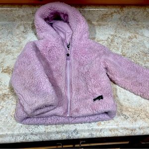 Girls fuzzy Under Armour Coat